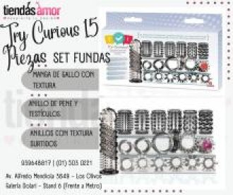 SET FUNDAS PENE ICON TRY CURIOUS 15 PIEZAS